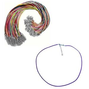 🔴 5 for $10 ONE Purple Hemp Rope Necklace for Jewelry Making